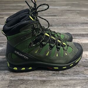 Salomon Quest 4D GTX Hiking Boots 10.5 green